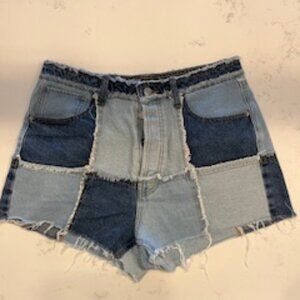 Women's Patchwork Wild Fable Jean Shorts Size 10